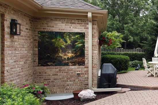 Tuinposter - Tuindoek - Tuinposters buiten - Jungle - Zon - India - Jongens - Meisjes - Kinderen - 120x90 cm - Tuin