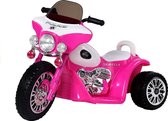 Chopper de police électrique - tricycle - moto pour enfants jusqu'à 25 kg max 1-3 km / h rose - moto pour enfants - moto pour enfants - moto de police