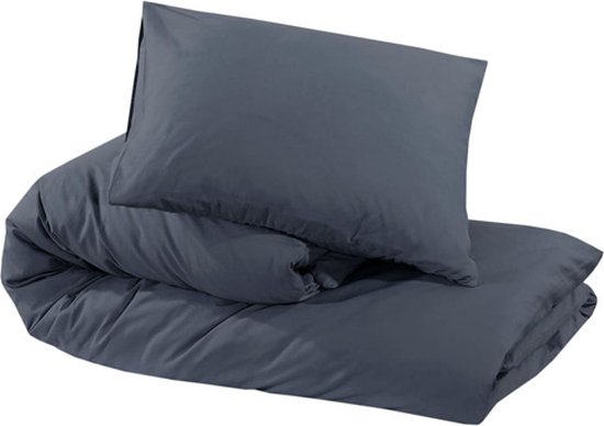 vidaXL - Dekbedovertrekset - lichtgewicht - 200x200 - cm - microvezel - antraciet van Vidaxl — afbeelding 5