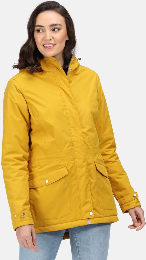 La veste Regatta Brigida - veste à capuche - femme - imperméable - isolée - Jaune