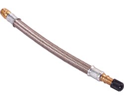 Flexibel ventiel verlengstuk - 21cm - Met dopje