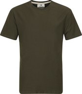Anerkjendt - Akkikki T-shirt Donkergroen - Heren - Maat M - Regular-fit