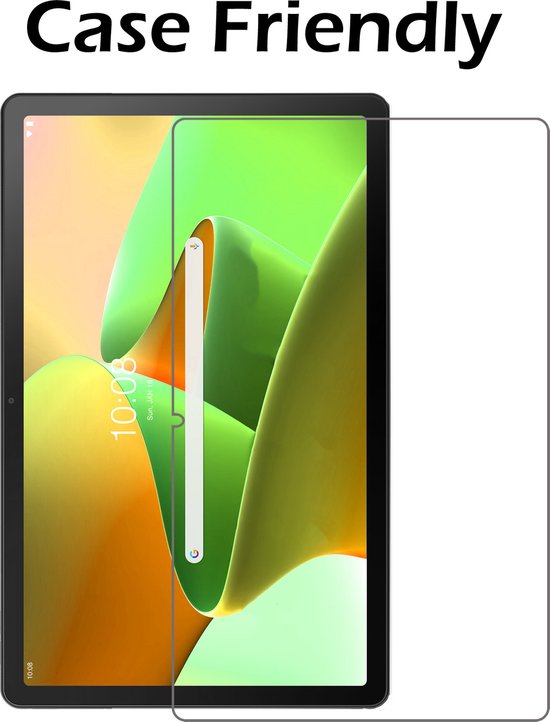 Lenovo Tab M10 Plus (3ème génération) Coque Bumper Kids avec protection d'écran - Housse Lenovo Tab M10 Plus antichoc - Oranje