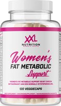 XXL Nutrition - Women's Fat Metabolic Support - Speciaal Voor Vrouwen Ontwikkelde Formule Voor Vetverbranding - 120 Veggiecaps