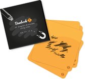 Bambook Sticky Notes - Orange - 75x75mm (Carré) - 20 morceaux - Mémos/post-its magnétiques : effaçables et réutilisables