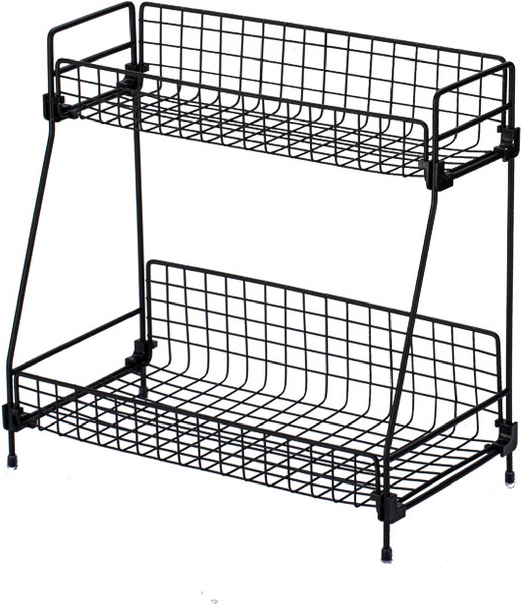 DABIGE 3 verpakkingen uittrekbare kruidenrek organizer voor kast