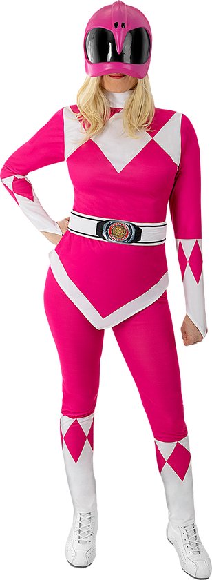 FUNIDELIA Roze Power Ranger-kostuum voor vrouwen - Maat: - Roze