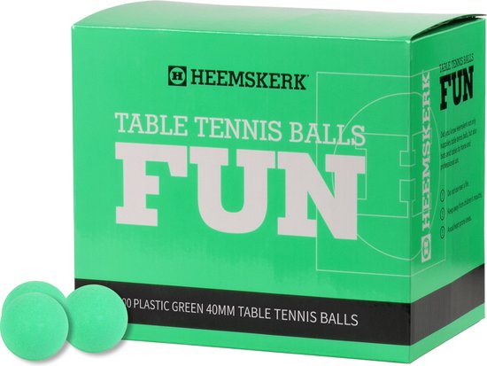 Tafeltennisballen Groen Heemskerk Fun - per 100 stuks | bol.com