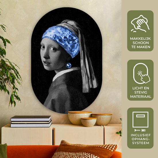 Muurschildering Canvas Rondborstige Mooie Borsten Vrouw Borst Meisje Vrouw Poster Decoratieve Muurkunst Woonkamer Posters 80x80cm (32x32in) Frameloos