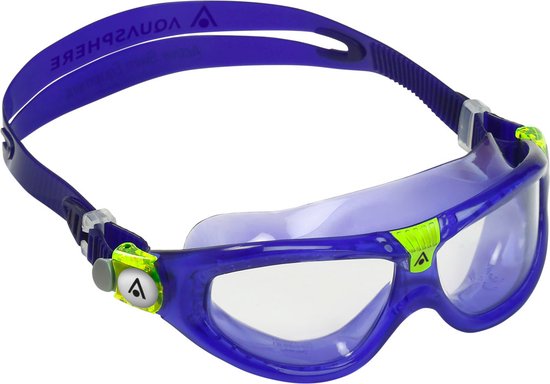 Aquasphere Seal Kid 2 - Zwembril - Kinderen - Clear Lens - Paars