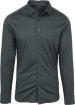 Desoto - Overhemd Strijkvrij Groen - Maat XXL - Slim-fit