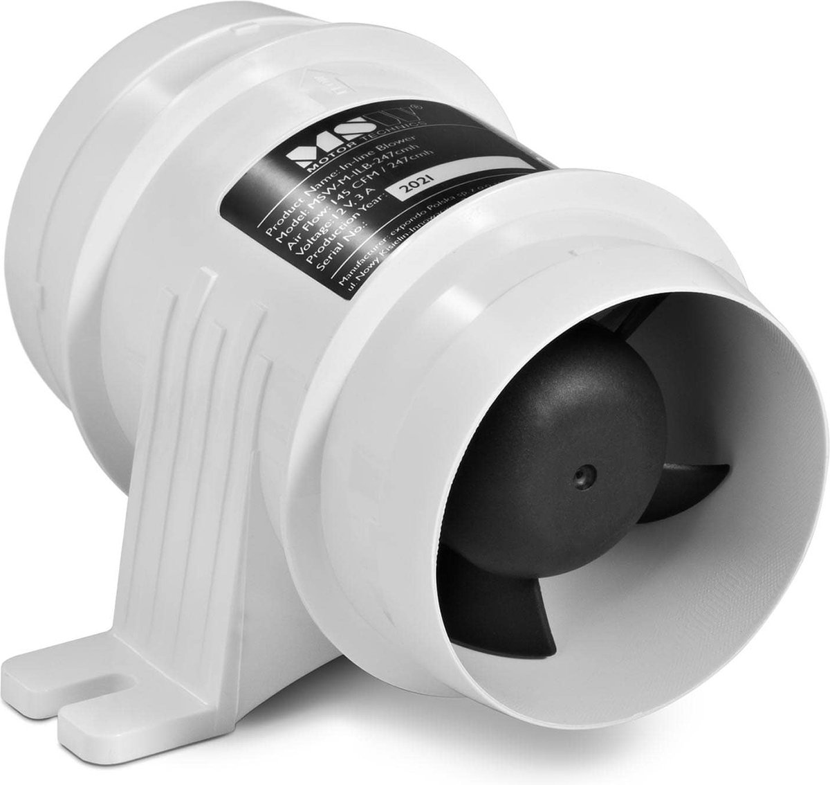 MSW Ventilator in-line - 19 m/s