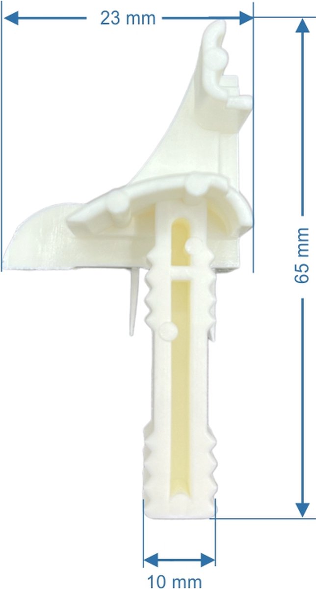 markiso® Einlauftrichter Rolladen für Maxiprofile [3 Paar] Universal Einlauftrichter für Rolladenführungen, Einlaufbreite 16 mm [Made in Germany], für alle handelsüblichen Führungsschienen