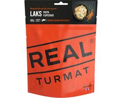 Drytech - Real Turmat - Romige Zalm met Pasta - vriesdroogmaaltijd - trekking maaltijd - survival maaltijd