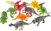 LG-Imports Dinosaurus speelgoed set - voor kinderen - 12x stuks - plastic