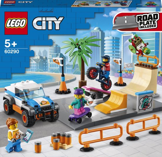 LEGO City 60290 Le skatepark Jouet Skateboard Idée Cadeau Enfants 5 ans |  bol