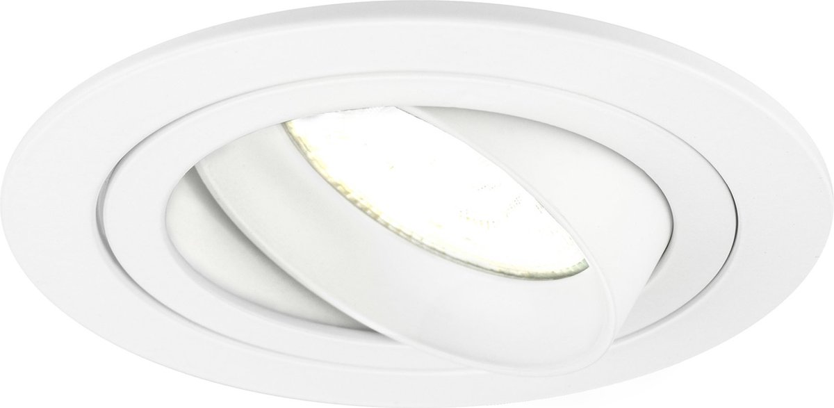 Ledvion - LED Inbouwspot Tokyo - Wit - Dimbaar - 3W - 4000K - Ø92 mm