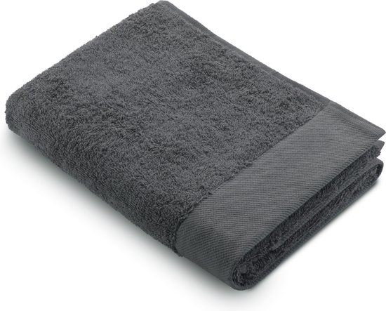 Walra de bain Walra Remade Cotton - 60x110 - Grijs / Anthracite - 100% Katoen dont 70% recyclé