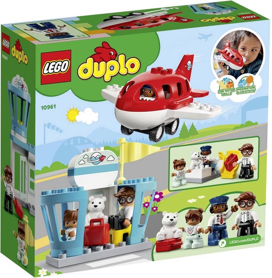 LEGO DUPLO Vliegtuig & Vliegveld - 10961 - LEGO