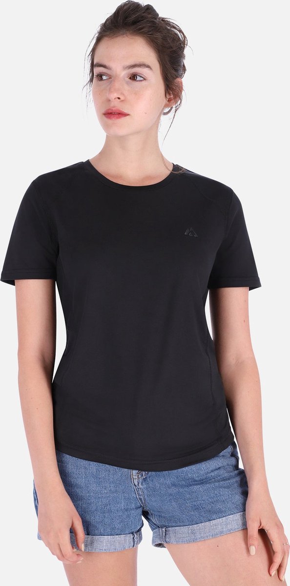 APRICOAT - QuickDry Shirt- Dames Zwart XL