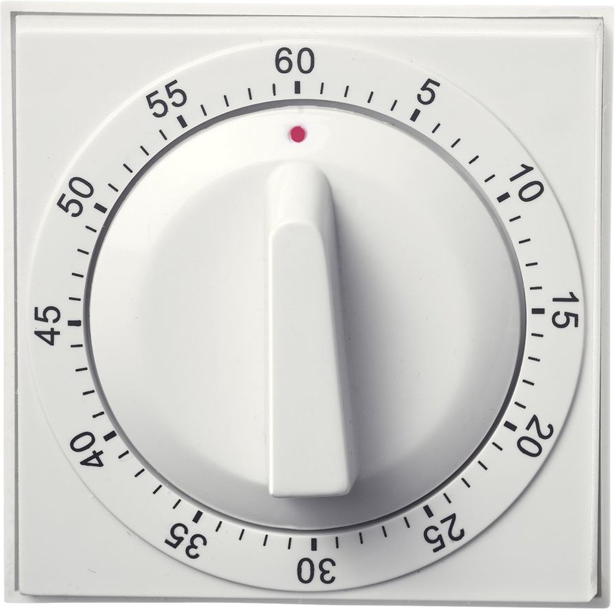 Westmark Timer, Mechanisch, Voor 60 min, Retro-look, Kunststof, Retro, Wit/zwart, 10982260