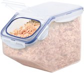 Lock&Lock Fresh food box - Boîte de conservation avec couvercle - Boîte de conservation - Boîte de conservation - Céréales petit-déjeuner - Riz - Lessive en poudre - Conteneur alimentaire - 100% hermétique - Sans BPA - 5 litres