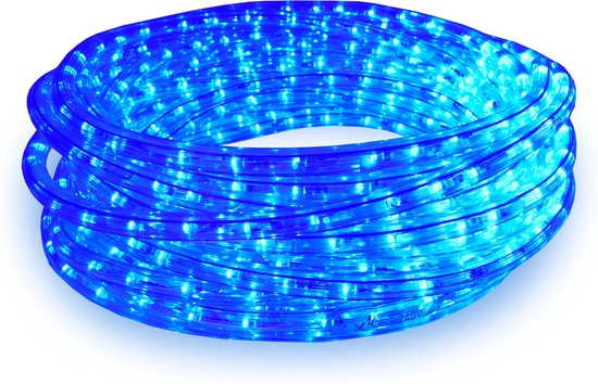 bolvormig Dynamiek katje LED Lichtslang 15 meter | Blauw | 36 leds per meter - Lichtsnoer voor  buiten | bol.com