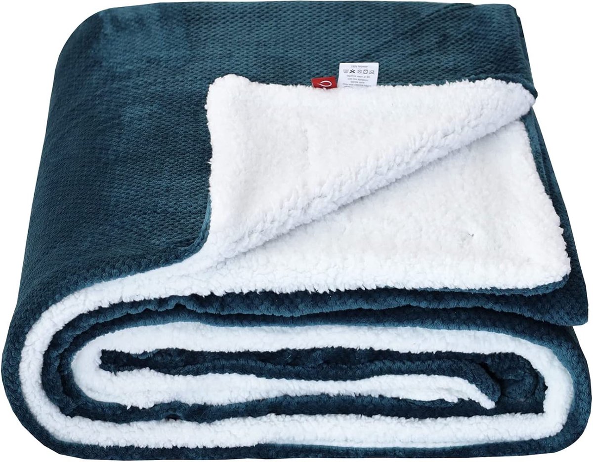 Sochow Deken – Woonkamer Slaapkamer – Fleece Deken – Premium Winter Deken blauw
