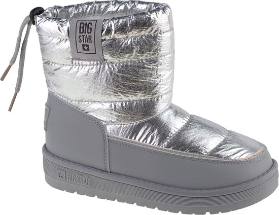 Chaussures pour enfants Big Star KK374218, pour fille, Argent, bottes de neige, Bottes femmes, taille : 30