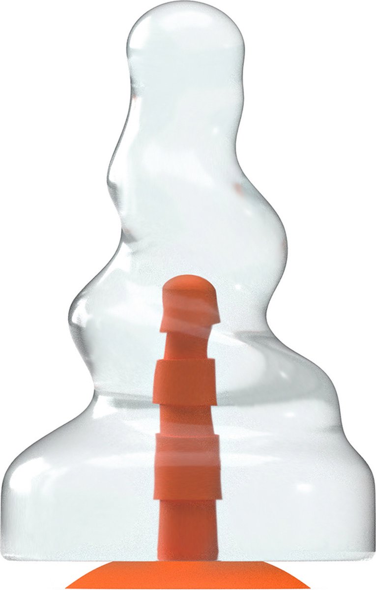 Goedkoopste Dinoo - Primal Desires Extra Grote Dildo Met Zuignap Trike - Transparant