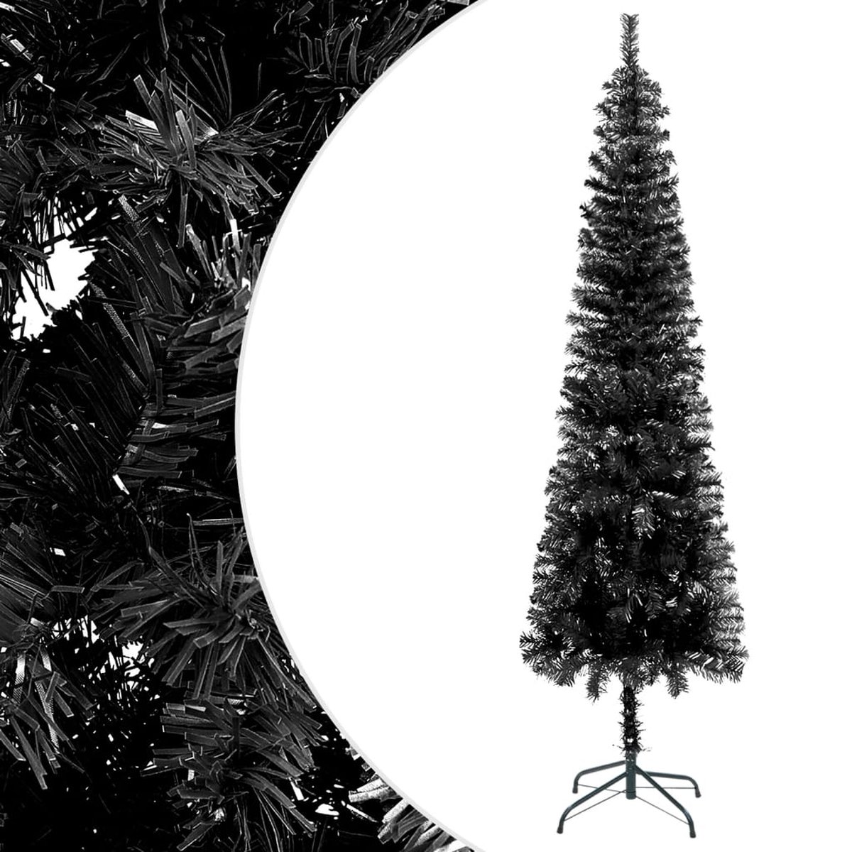 Prolenta Premium - Kerstboom smal 120 cm zwart