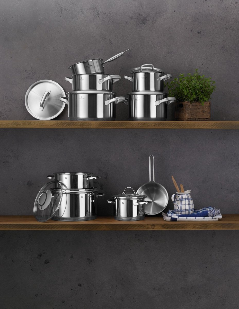WMF Gourmet Plus Pannenset - 5-delig - RVS