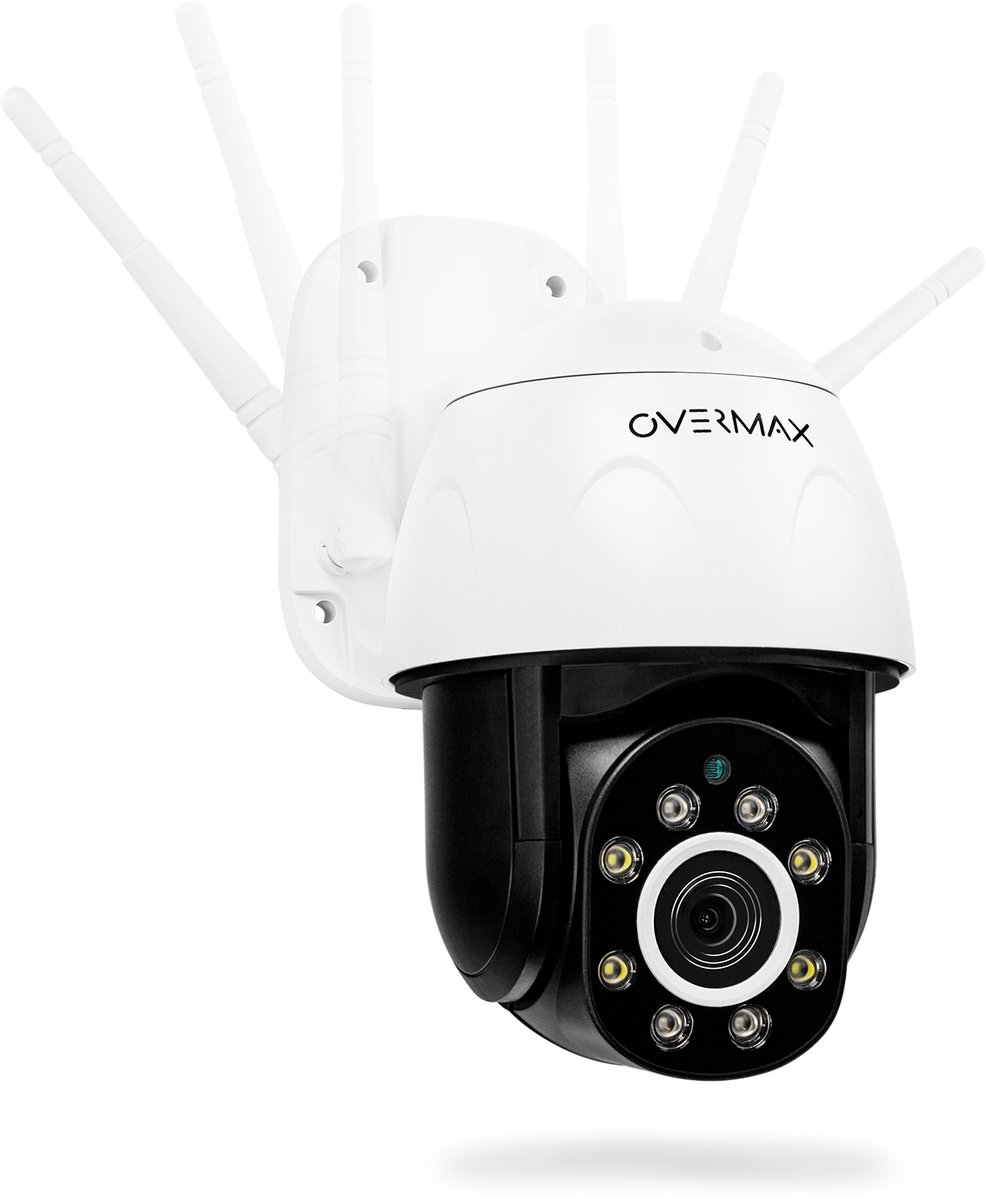 Overmax Camspot 4.9 PRO - Beveiligingscamera voor buiten - kleuren nachtmodus 50m - microfoon en luidspreke- 350°