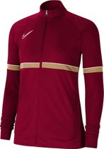 Nike Academy 21 Trainingsvest Dames - Bordeaux / Goud | Maat: L