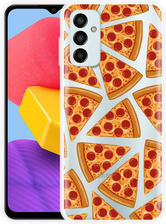 Samsung Galaxy M13 Hoesje Pizza Party Designed by Cazy