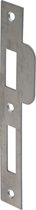 Nemef Sluitplaat - rechthoekig - 196 x 29/46,5 mm - RVS geborsteld - passend bij artikel 4139 - din links