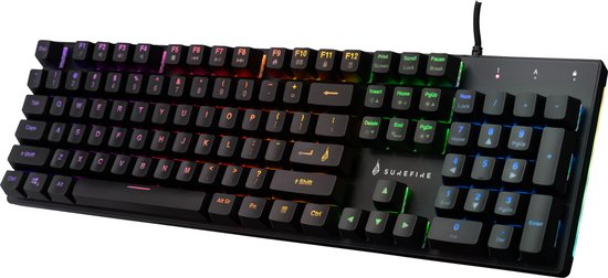 SureFire KingPin M2 toetsenbord Gamen USB QWERTY Amerikaans Engels Zwart, Metallic
