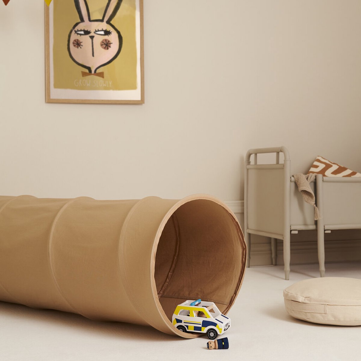 Kid's concept speeltunnel 150 cm - beige