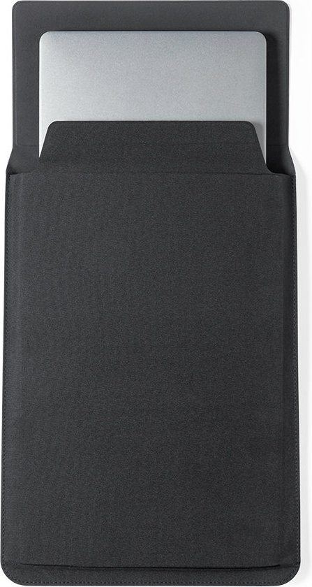 Housse pour ordinateur portable - Sacoche pour ordinateur portable - Housse - 15 pouces - Multifonctionnel - 39 x 28,5 cm - RPET - Polyester - noir