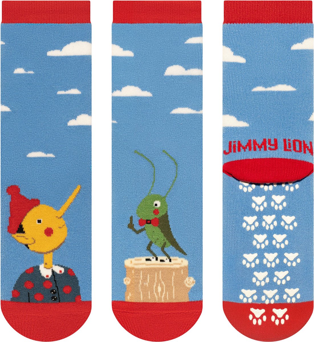 Jimmy Lion Kids Pinocchio Unisex Sokken - Blauw