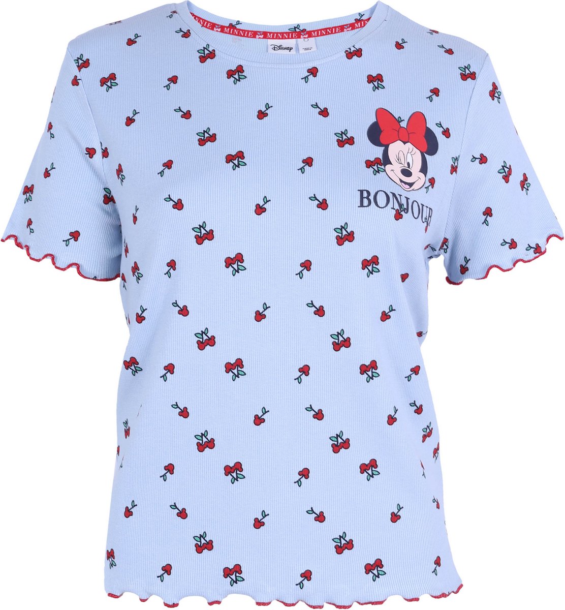 DISNEY Minnie Mouse - Blauw T-shirt / XS