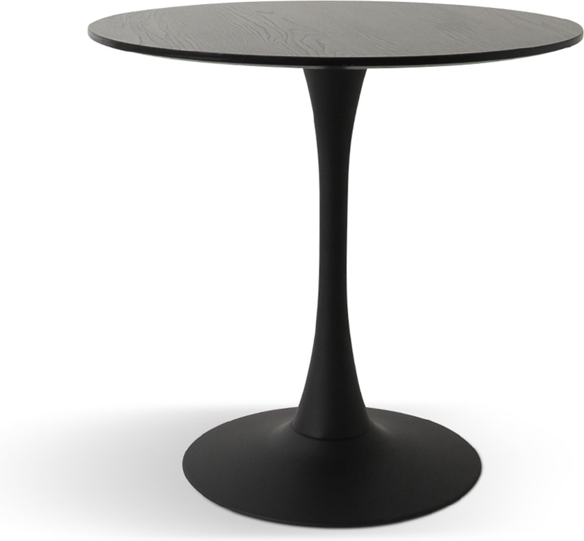 Milton & Oldbrook Couchtisch Ulvila 80cm - Runder Tisch In Travertin-Optik Fürs Wohnzimmer