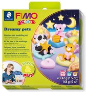 FIMO kids 8034 - ovenhardende boetseerklei - Form&Play set "Dreamy Pets"