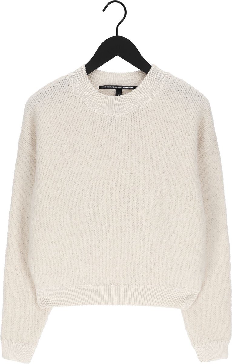 10days Knitted High Neck Sweater Truien & Vesten Dames - Sweater - Hoodie - Vest- Ecru - Maat L