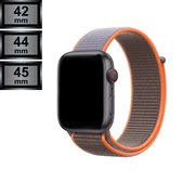 Compatible Apple Watch Bandje - Geweven Sportbandje Nylon - Apple iWatch 42/44/45 - Vitamine C
