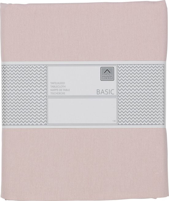 GENT - Tafelkleed 150x350 cm - XL - roze - katoen | bol