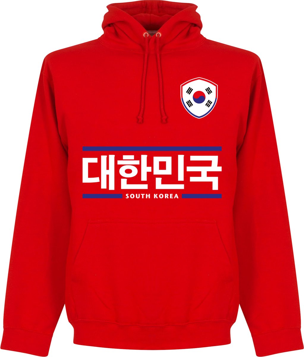 Zuid Korea Script Team Hoodie - Rood - M