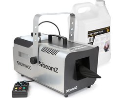 Sneeuwmachine - BeamZ SNOW1800 - inclusief 5 liter sneeuwvloeistof
