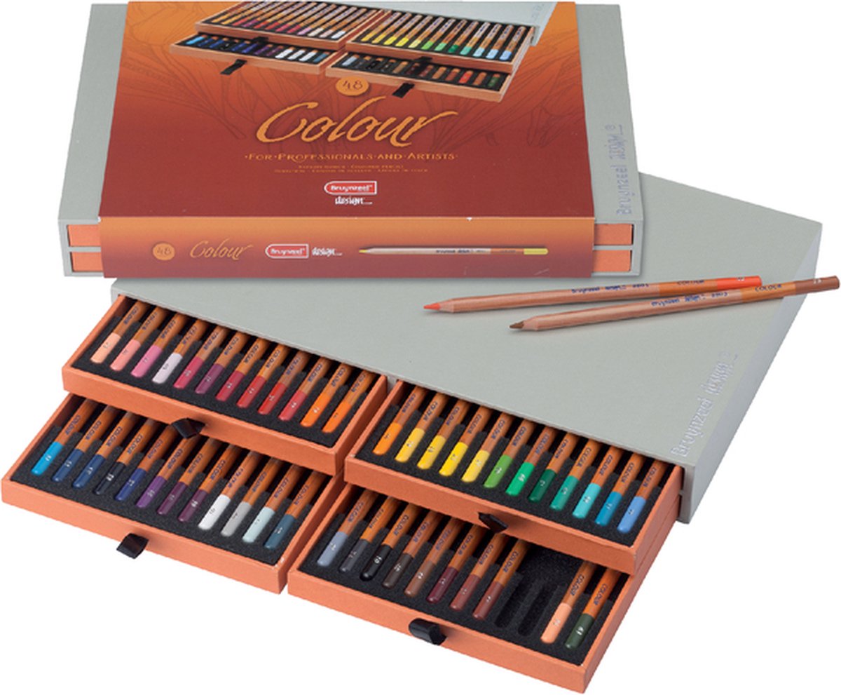 Kleurpotloden Bruynzeel Colour box 48stuks assorti – 2 stuks