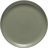 Set de 8 Costa Nova - vaisselle - assiette petit déjeuner Pacifica vert - faïence - ronde 23 cm